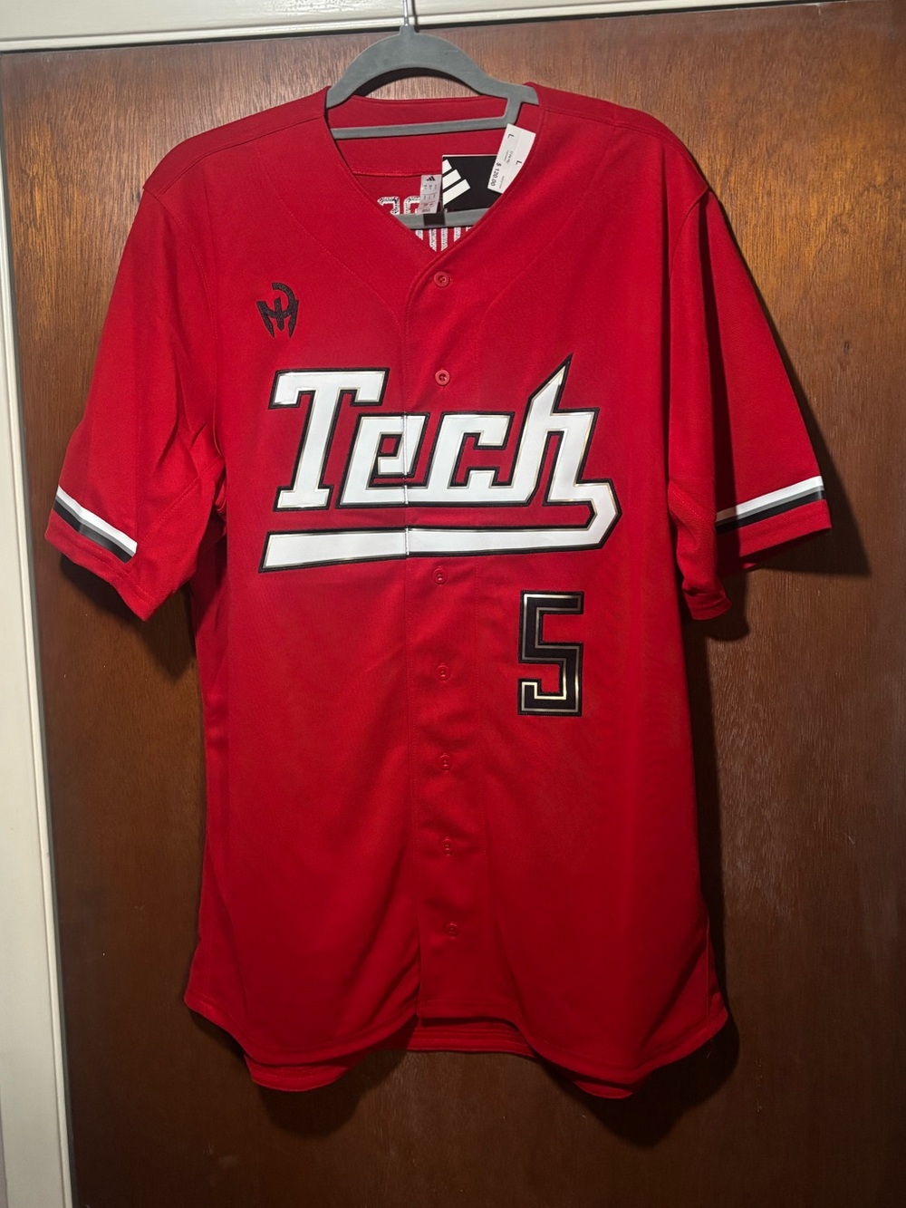 Adidas Texas Tech baseball jersey men’s size large NWT Mahomes